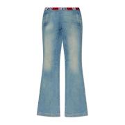 Jeans met ruwe afwerking D-Eby-S Diesel , Blue , Dames