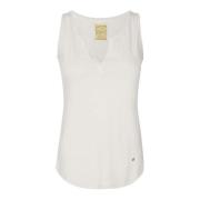 Tank Top Bluser Ecru MOS Mosh , White , Dames