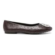 Gestikte Ballerina Schoenen Tory Burch , Brown , Dames