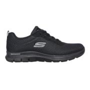 Sportieve Flex Appeal Sneaker Skechers , Black , Dames