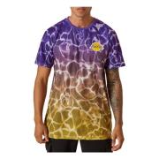 NBA L.A Lakers Teamkleur Waterprint T-shirt New Era , Multicolor , Her...