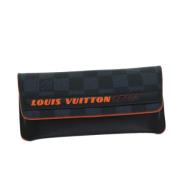 Pre-owned Canvas pouches Louis Vuitton Vintage , Black , Dames