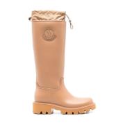 Roze Hoge Regenlaarzen Moncler , Brown , Dames