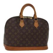 Pre-owned Canvas handbags Louis Vuitton Vintage , Brown , Dames