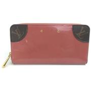 Pre-owned Leather wallets Louis Vuitton Vintage , Pink , Dames