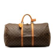 Pre-owned Canvas louis-vuitton-bags Louis Vuitton Vintage , Brown , Da...