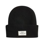 Zachte Zwarte Winter Anju Hoed Mads Nørgaard , Black , Unisex