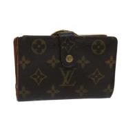 Pre-owned Canvas wallets Louis Vuitton Vintage , Brown , Dames