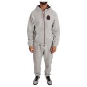 Luxe Grijze Sweatsuit Ensemble Billionaire , Gray , Heren