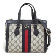 Pre-owned Leather gucci-bags Gucci Vintage , Beige , Dames