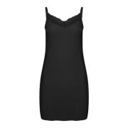 Vrouwelijke Kant Jurk Zwart Saint Tropez , Black , Dames