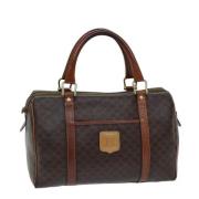 Pre-owned Leather handbags Celine Vintage , Brown , Dames