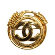 Pre-owned Metal chanel-jewelry Chanel Vintage , Yellow , Dames