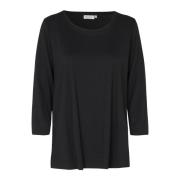 Zachte en stijlvolle Macecille tops en t-shirts Masai , Black , Dames