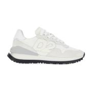 Stijlvolle Sneakers voor Mannen en Vrouwen Dsquared2 , White , Dames