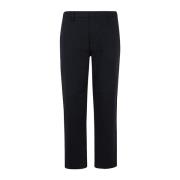 Blauwe Navy Broek Emporio Armani , Blue , Heren