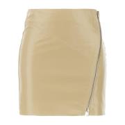 Leren Rok - Stijlvolle Toevoeging aan Garderobe Isabel Marant , Beige ...