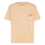 Reg 3D Street Signature T-shirt Tommy Hilfiger , Beige , Heren