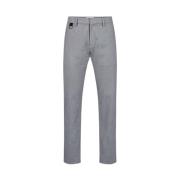 Moderne Melange Chino's met Regular Fit Iceberg , Gray , Heren