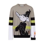 Sweater met cartoonafbeelding Iceberg , Gray , Heren