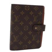 Pre-owned Canvas home-office Louis Vuitton Vintage , Brown , Dames