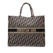 Pre-owned Canvas totes Dior Vintage , Blue , Dames