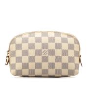 Pre-owned Canvas wallets Louis Vuitton Vintage , White , Dames