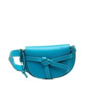 Pre-owned Leather crossbody-bags Loewe Pre-owned , Blue , Dames