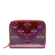 Pre-owned Canvas wallets Louis Vuitton Vintage , Purple , Dames