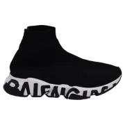 Pre-owned Polyester sneakers Balenciaga Vintage , Black , Heren