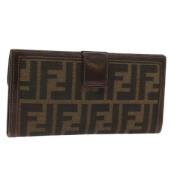 Pre-owned Canvas wallets Fendi Vintage , Black , Dames