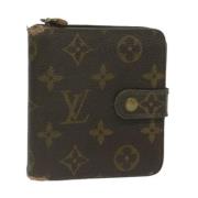 Pre-owned Canvas wallets Louis Vuitton Vintage , Brown , Dames