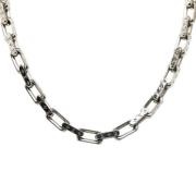 Pre-owned Silver necklaces Louis Vuitton Vintage , Gray , Dames