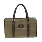 Pre-owned Canvas travel-bags Burberry Vintage , Beige , Dames