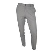 Slim Fit Elastische Stofbroek P-Genius Hugo Boss , Gray , Heren