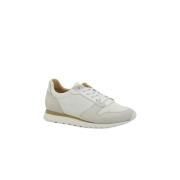 Beige Wit Nylon Sneakers le coq sportif , White , Heren