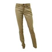 Beige Slim-Fit Gekleurde Dames Jeans Hugo Boss , Beige , Dames