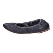 Leren Ballet Flats voor Vrouwen Moma , Black , Dames