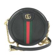 Pre-owned Leather gucci-bags Gucci Vintage , Black , Dames