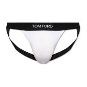 Jockstraps met logo Tom Ford , White , Heren