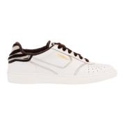 Elegante Damessneakers Wit Zebra Bruin Pantofola d'Oro , White , Dames