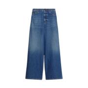 Wijde Pijp Denim Jeans Max Mara Weekend , Blue , Dames