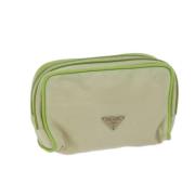 Pre-owned Nylon pouches Prada Vintage , Green , Dames