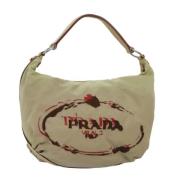 Pre-owned Nylon prada-bags Prada Vintage , Beige , Dames