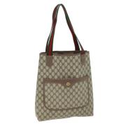 Pre-owned Canvas totes Gucci Vintage , Beige , Dames