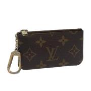 Pre-owned Canvas wallets Louis Vuitton Vintage , Brown , Dames