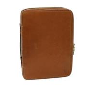 Pre-owned Leather wallets Louis Vuitton Vintage , Brown , Dames