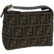 Pre-owned Canvas handbags Fendi Vintage , Green , Dames