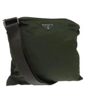 Pre-owned Nylon prada-bags Prada Vintage , Green , Dames