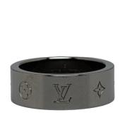 Pre-owned Metal rings Louis Vuitton Vintage , Gray , Dames